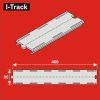 I-Track H0 Straight single-track segment 80x460mm 4pcs (HCT9655)