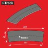 I-Track terepasztal sínágyazat, zajcsillapító Track bedding segments Ra888x70x5mm 6 darab (HCT9668B)