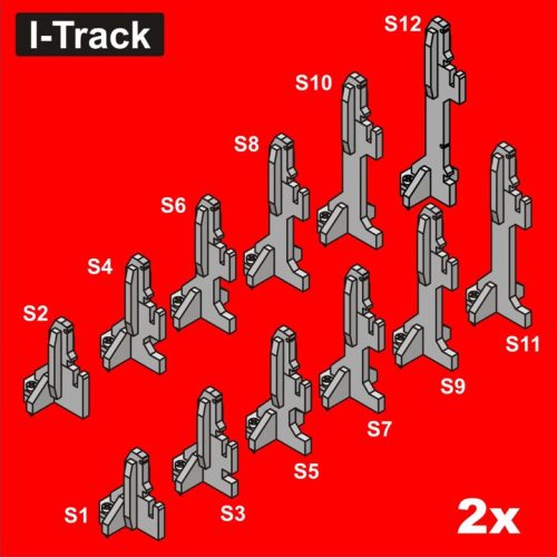 I-Track Climb struts No.1-12 basic set of 12 pairs (HCT9691A)