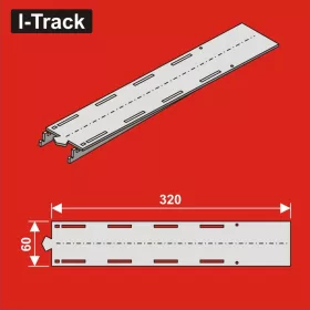   I-Track TT Start single-track segment 60x320mm 1pcs. (HCT9700)