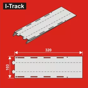   I-Track TT Start single-track segment 103x320mm 1pcs. (HCT9700D)