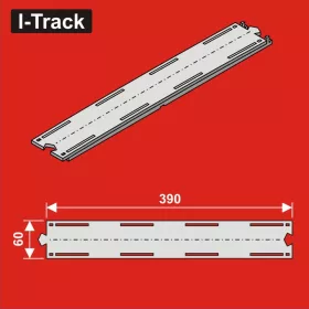 I-Track Exit Single-track segment, 60x390mm,1pcs (HCT9705)