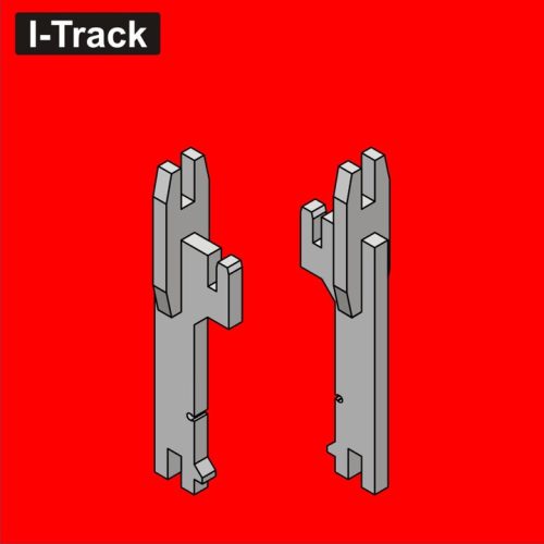 I-Track TT extension height 71mm+ coupling 4 sets (HCT9740B)