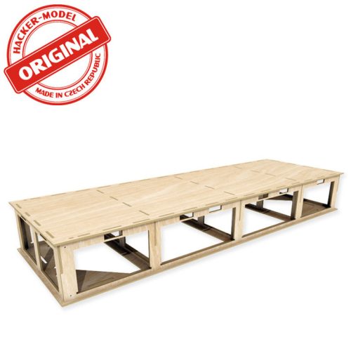 I-Track Terepasztal alap Base board 120x60x16 cm  - összeszerelve - (HCT9801K-RTI)