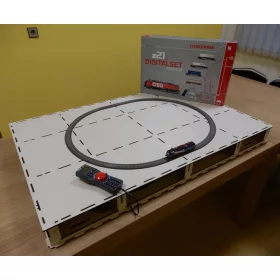   I-Track Terepasztal alap START board 120x80x10cm   - összeszerelve - with Cover (HCT9812S)