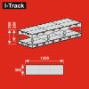 I-Track Terepasztal alap, árnyék pályaudva, hidden station 120x30 height 26 cm  - építőkészlet - (HCT9840G)