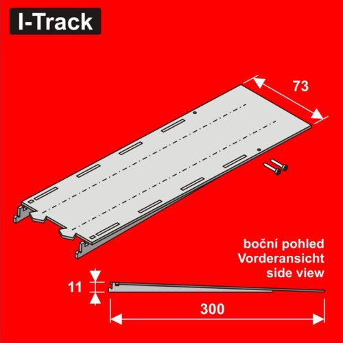 I-Track N start segment 2-track width 73mm 1pc  (HCT9972D)