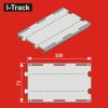 I-Track Double-track straight segment, 220mm,W. 73mm,6pcs (HCT9984D)