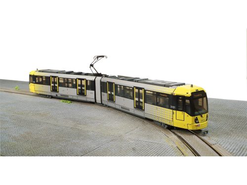 Halling KK5-M15-S Manchester Metrolink M5000 városi villamos, pályaszám 3115 (H0) - vitrinmodell
