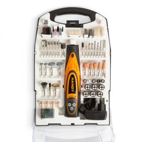   Handy 10369 Panelfúró, csiszoló, polírozó szett - 112 részes - akkumulátoros