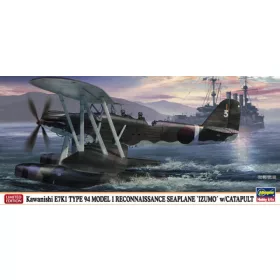   Hasegawa 02157 Kawanishi E7K1 Type 94 Model 1 Reconnaissance Seaplane 'Izumo' with Catapult) 1/72 repülőgép makett