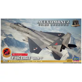   Hasegawa 52463 Ace Combat 7 Skies F-15C Eagle "Galm 1" 1/72 repülőgép makett