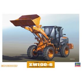   Hasegawa 66004 Hitachi Wheel Loader ZW100-6 Construction Machinery 1/35 munkagép makett