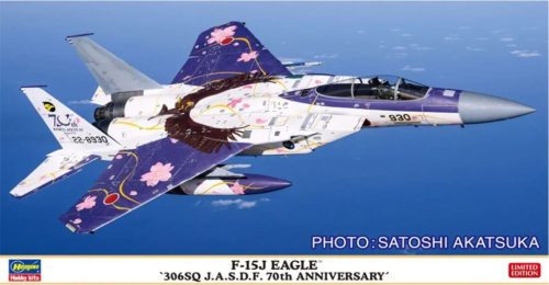 Hasegawa SP636 F-15J Eagle '306SQ J.A.S.D.F. 70th Anniversary' 1/72 repülőgép makett