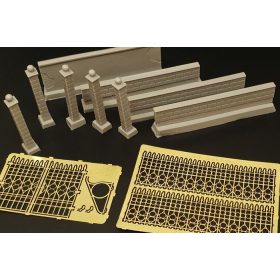   Hauler HLH72102 Castle fence resin and PE dio accessories 1/72 kiegészítő
