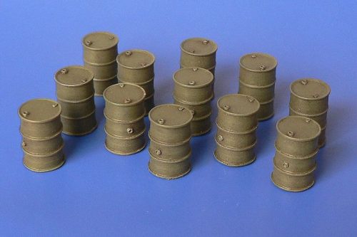 Hauler HLH72118 Fuel barrels Resin dio set 1/72 kiegészítő