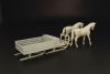 Hauler HLM35004 HS-3 Schlitten 500Kg Resin kit of german horse towed sleigh 1/35 makett