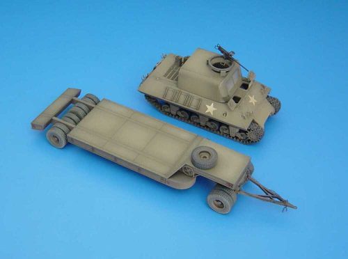 Hauler HLP72001 US M35 prime mover+ROGERS trailer 20t kit of U.S.armored mover with trailer 1/72 makett