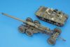 Hauler HLP72003 US M35 prime mover+M1 8"GUN transp.wagon kit of U.S. armored mover with gun 1/72 makett