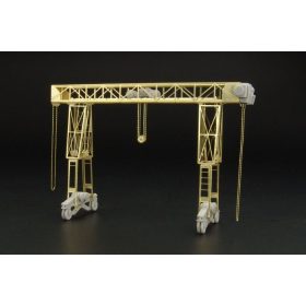   Hauler HLP72022 Fries 16t german crane resin construction kit of german crane 1/72 fotómaratás