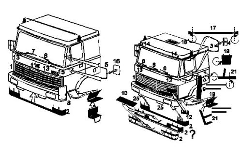 Hauler HLR87018 LIAZ parts for IGRA model 1/87 feljavító készlet