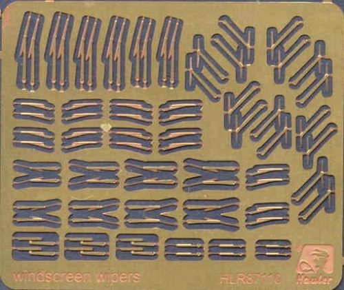 Hauler HLR87110 WINDSCREEN WIPERS photoetched parts 1/87 feljavító készlet