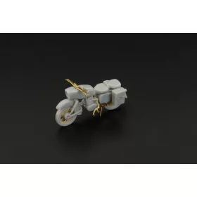   Hauler HLR87184 MZ ES 250-2 Army resin kit of modern german motorcycle 1/87 makett