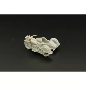   Hauler HLR87188 Indian CHIEF with sidecar 1940-53 resin construction kit of motorcycle 1/87 makett