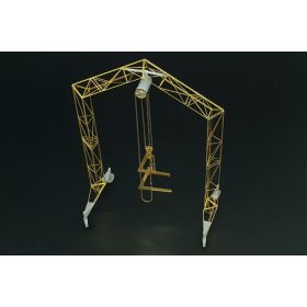   Hauler HLR87214 German 1,5t portal crane resin/PE kit of german WWII crane 1/87 makett