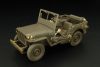 Hauler HLU35036 US Jeep PE parts for Tamiya model 1/35 feljavító készlet