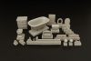 Hauler HLU35077 Bathroom resin dio accessories 1/35 műgyanta