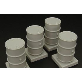 Hauler HLU35083 Steel fuel barrels resin set 1/35 műgyanta