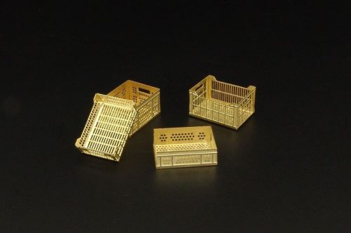 Hauler HLU35098 Plastic Crates PE set (4 pcs) 1/35 kiegészítő