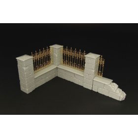   Hauler HLU35106 Castle fence PE-resin kit of old fasion fence 1/35 kiegészítő