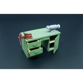   Hauler HLU35116 Workbench with table grinder and vise resin kit 1/35 kiegészítő