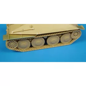   Hauler HLX48021 German HETZER fenders parts for TAMIYA kit 1/48 feljavító készlet