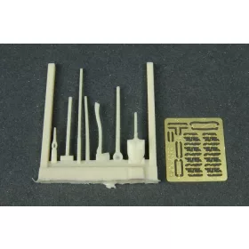   Hauler HLX48022 US tank tools resin-etched set in 1/48 kiegészítő