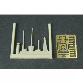   Hauler HLX48023 GERMAN tank tools resin-etched set in 1/48 kiegészítő