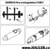 Hauler HLX48052 German FIRE EXTINGUISHER Early resin-etched set 1/48 feljavító készlet