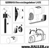 Hauler HLX48056 German FIRE EXTINGUISHER Late resin-etched set 1/48 feljavító készlet