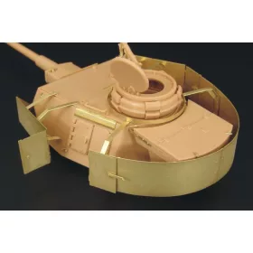   Hauler HLX48077 German Panzer IV turret schurzen PE schurzen-only for turret (TAMIYA) 1/48 feljavító készlet