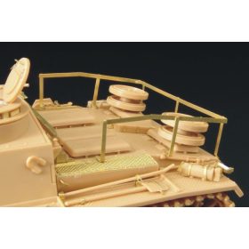   Hauler HLX48106 German Stug III Ausf G STOWAGE FRAME parts for TAMIYA kit 1/48 feljavító készlet