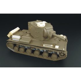  Hauler HLX48147 German Pz.Kpfw KV-II 754 (r) resin conv set with PE parts and decals 1/48 feljavító készlet