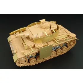   Hauler HLX48201 German Panzer III ausf M-N SCHURZEN parts for TAMIYA kit 1/48 feljavító készlet