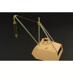   Hauler HLX48230 German 2 ton auxiliary jib crane kit of turret 1/48 feljavító készlet