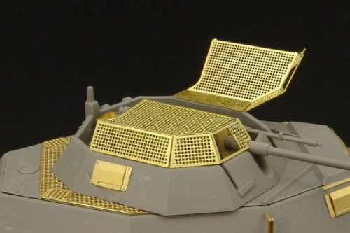 Hauler HLX48249 German Sd.Kfz 222 grills PE parts for TAMIYA-ICM kit 1/48 feljavító készlet