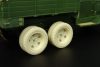 Hauler HLX48268 Soviet Gaz-AAA wheels resin wheels for UM kit 1/48 feljavító készlet