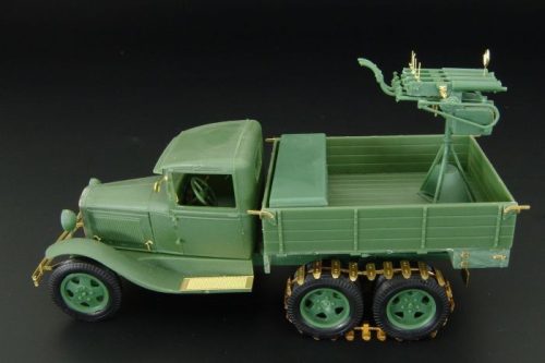 Hauler HLX48291 Soviet GAZ-AAA with Quadruple MAXIM AA gun PE parts for UM kit 1/48 feljavító készlet