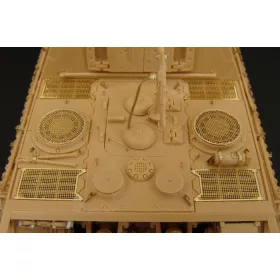   Hauler HLX48307 German Jagdtiger GRILLS PE parts for TAMIYA model 1/48 feljavító készlet