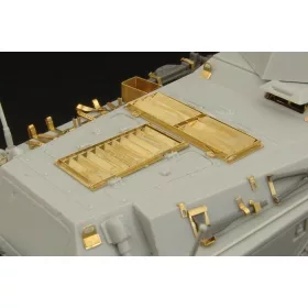   Hauler HLX48310 German Sd.Kfz 234-2 Puma engine grills PE parts for ITALERI model 1/48 feljavító készlet